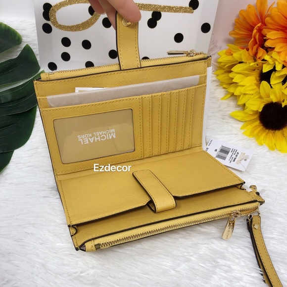 NWT Michael Kors Jet Set Double Zip Wristlet -DD - Picture 6 of 8